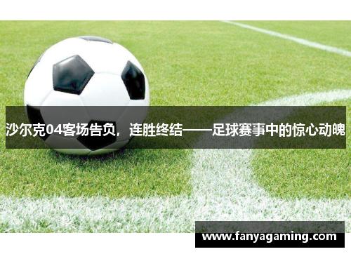 沙尔克04客场告负，连胜终结——足球赛事中的惊心动魄